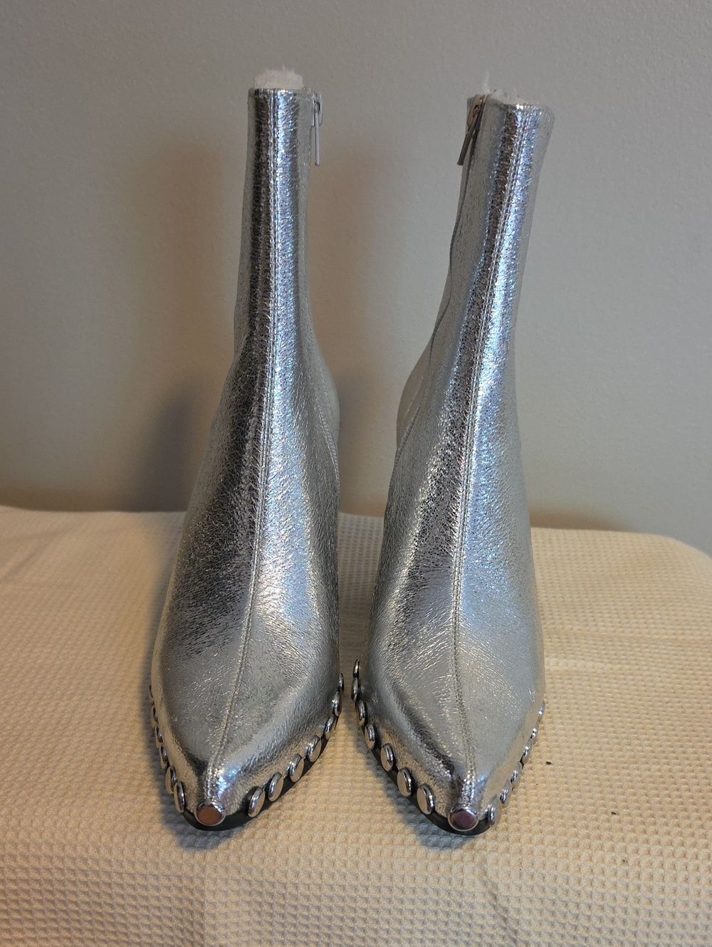 Free People/Jeffrey Campbell Vegan Leather Pointed Toe Western Boots